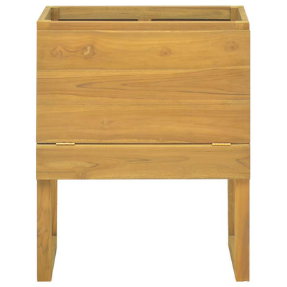 Baderomsskap 60x40x75 cm heltre teak