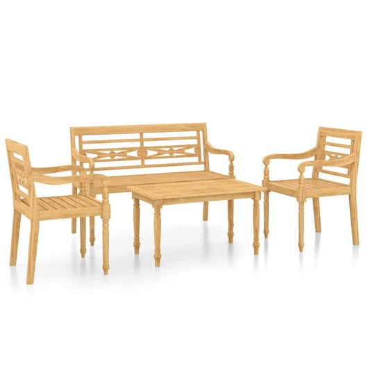 Hagesofagruppe 4 deler heltre teak