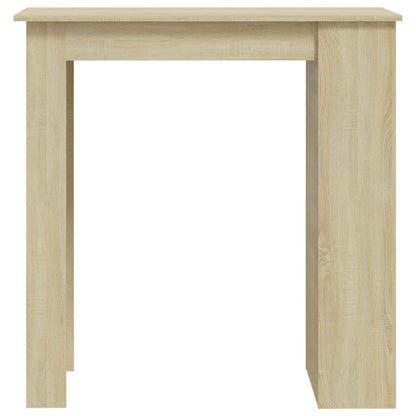 Barbord oppbevaring sonoma eik 102x50x103,5 cm konstruert tre