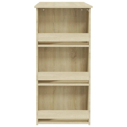 Barbord oppbevaring sonoma eik 102x50x103,5 cm konstruert tre