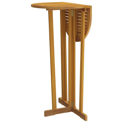 Sammenleggbart barbord 90x65x105 cm heltre teak