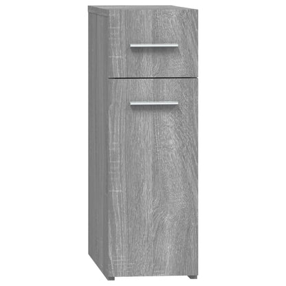Apotekskap grå sonoma 20x45,5x60 cm konstruert tre