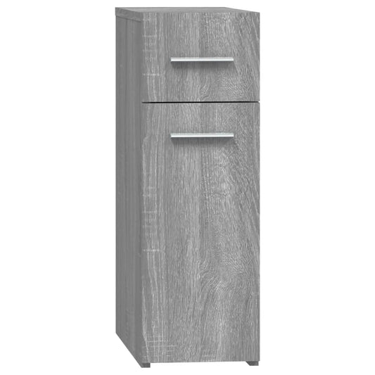 Apotekskap grå sonoma 20x45,5x60 cm konstruert tre