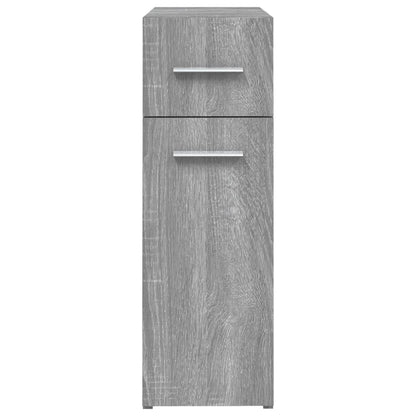 Apotekskap grå sonoma 20x45,5x60 cm konstruert tre