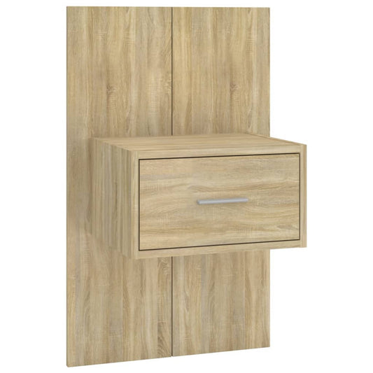 Veggmontert nattbord sonoma oak