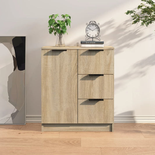 Skjenk sonoma eik 60x30x70 cm konstruert tre