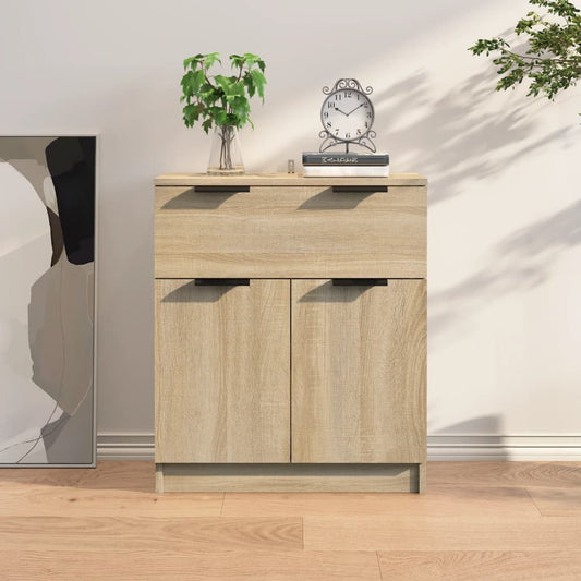 Skjenk sonoma eik 60x30x70 cm konstruert tre