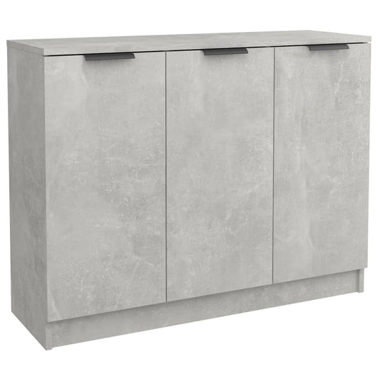 Skjenk betonggrå 90,5x30x70 cm konstruert tre