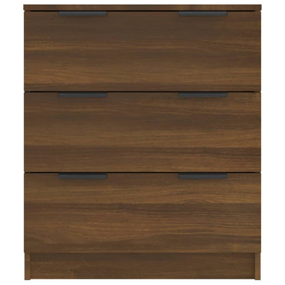 Skjenk brun eik 60x30x70 cm konstruert tre