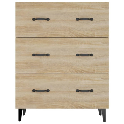 Skjenk sonoma eik 69,5x34x90 cm konstruert tre