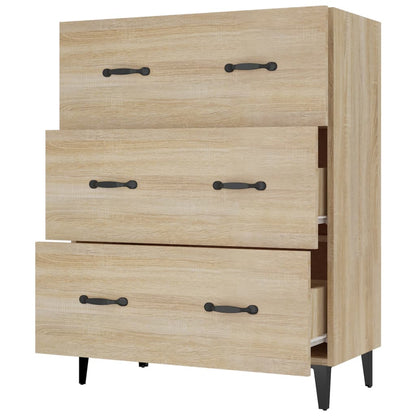 Skjenk sonoma eik 69,5x34x90 cm konstruert tre