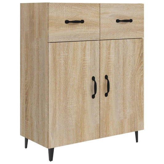 Skjenk sonoma eik 69,5x34x90 cm konstruert tre