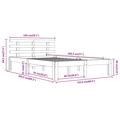 Sengeramme heltre 150x200 cm King Size