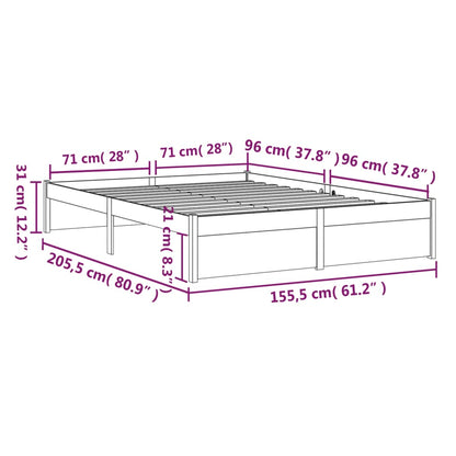 Sengeramme heltre 150x200 cm King Size