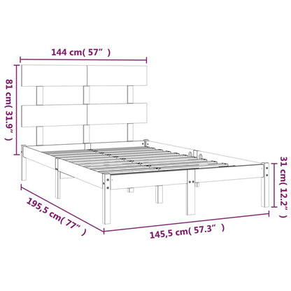 Sengeramme heltre 140x190 cm