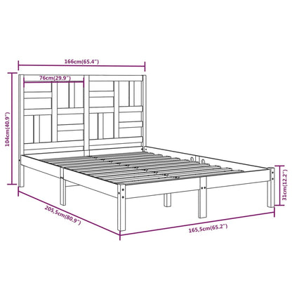 Sengeramme heltre 160x200 cm