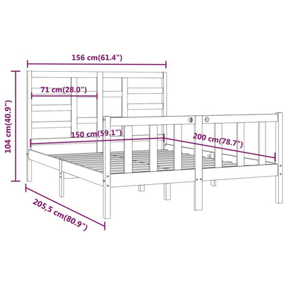 Sengeramme heltre 150x200 cm King Size