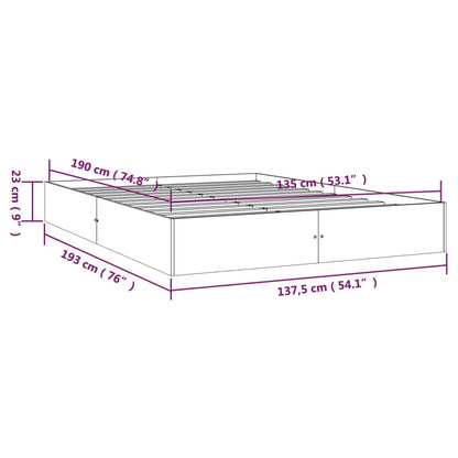 Sengeramme heltre 135x190 cm Double