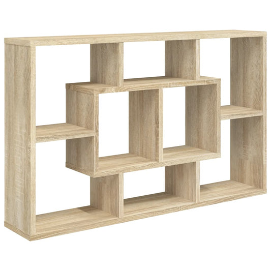 Vegghylle sonoma eik 85x16x52,5 cm konstruert tre