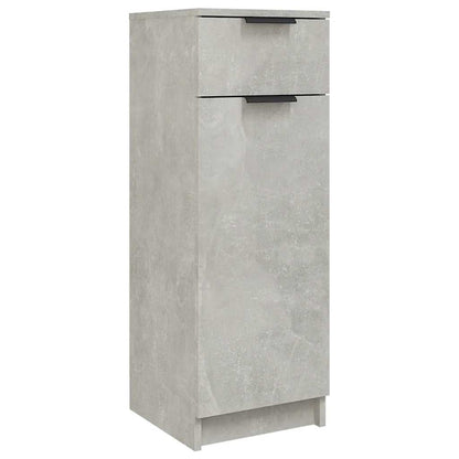 Baderomsskap betonggrå 32x34x90 cm konstruert tre