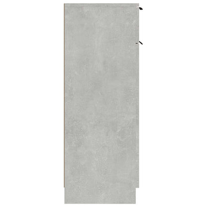 Baderomsskap betonggrå 32x34x90 cm konstruert tre