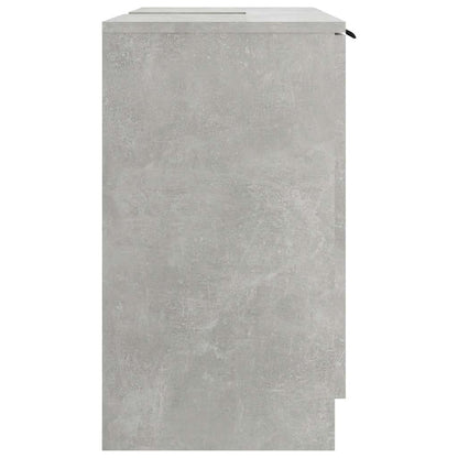 Baderomsskap betonggrå 64,5x33,5x59 cm konstruert tre