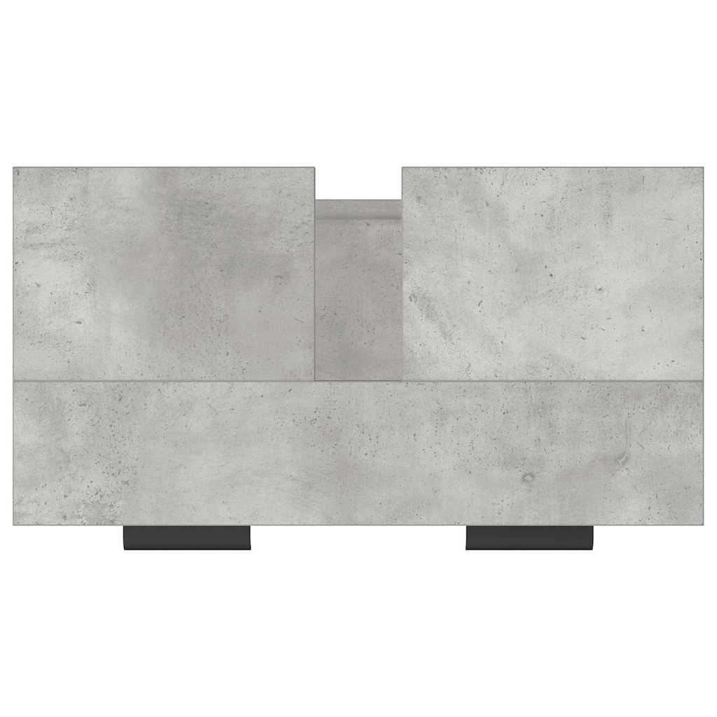 Baderomsskap betonggrå 64,5x33,5x59 cm konstruert tre