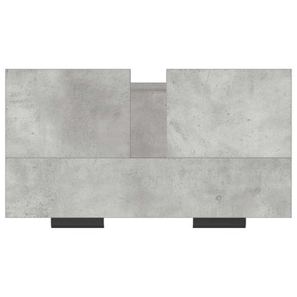 Baderomsskap betonggrå 64,5x33,5x59 cm konstruert tre