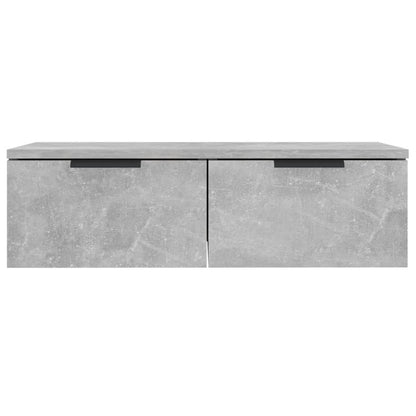 Veggskap betonggrå 68x30x20 cm konstruert tre