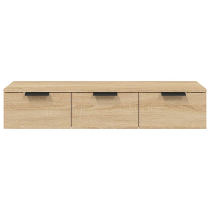 Veggskap sonoma eik 102x30x20 cm konstruert tre