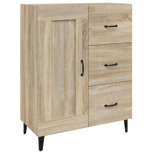 Skjenk sonoma eik 69,5x34x90 cm konstruert tre