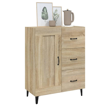 Skjenk sonoma eik 69,5x34x90 cm konstruert tre