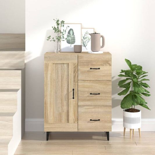 Skjenk sonoma eik 69,5x34x90 cm konstruert tre