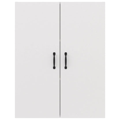 Veggskap hvit 69,5x34x90 cm konstruert tre