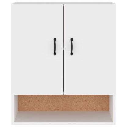 Veggskap hvit 60x31x70 cm konstruert tre