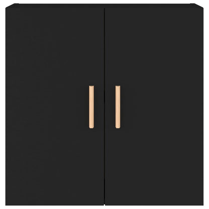 Veggskap svart 60x30x60 cm konstruert tre