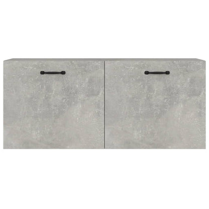 Veggskap betonggrå 80x35x36,5 cm konstruert tre