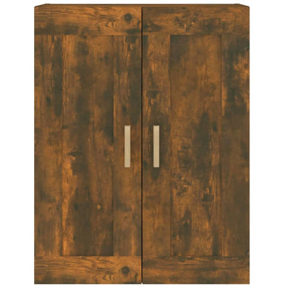Veggskap røkt eik 69,5x32,5x90 cm konstruert tre