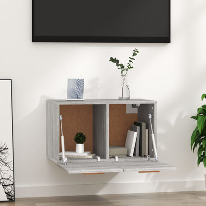 Veggskap grå sonoma 60x36,5x35 cm konstruert tre