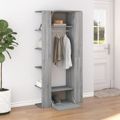 Gangskap grå sonoma 97,5x37x99 cm konstruert tre