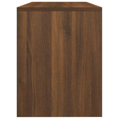 Krakk til sminkebord brun eik 70x35x45 cm konstruert tre