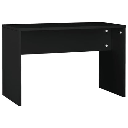 Sminkebordsett svart 74,5x40x141 cm
