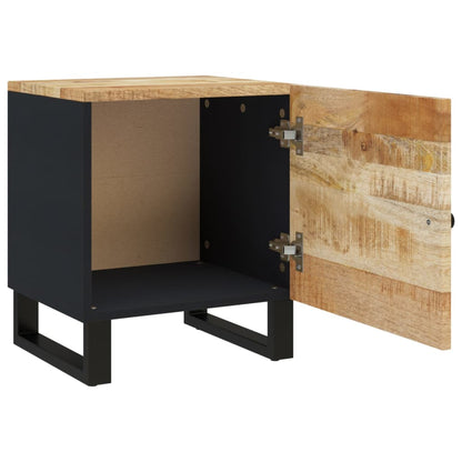 Nattbord 2 stk 40x33x46 cm heltre mango