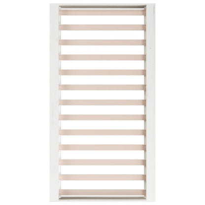 Sengeramme hvit 140x190 cm heltre