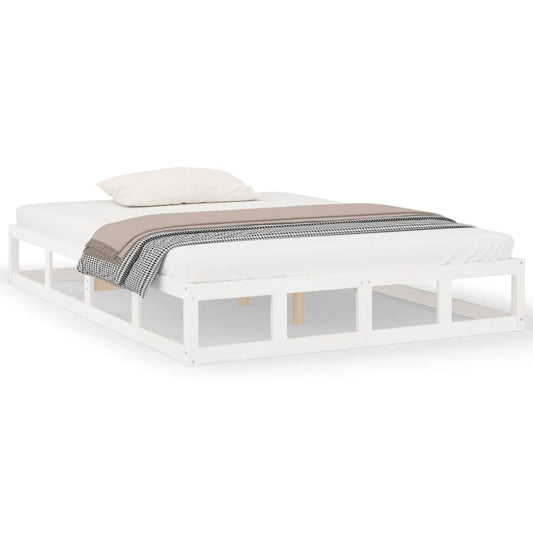 Sengeramme hvit 120x190 cm Small Double heltre
