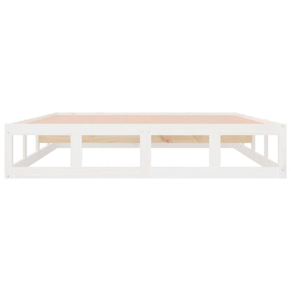 Sengeramme hvit 120x190 cm Small Double heltre