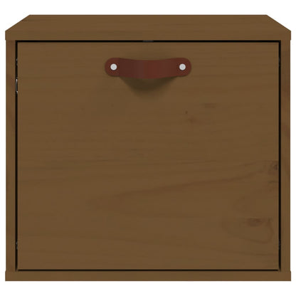 Veggskap honningbrun 40x30x35 cm heltre furu