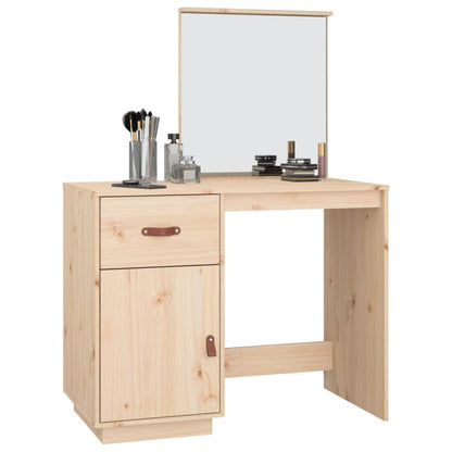 Sminkebord 95x50x134 cm heltre furu