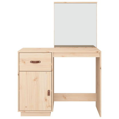 Sminkebord 95x50x134 cm heltre furu