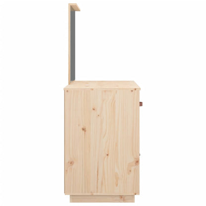 Sminkebord 95x50x134 cm heltre furu